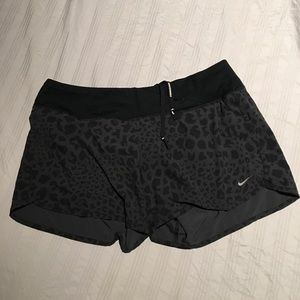 Nike Dri-Fit leopard shorts